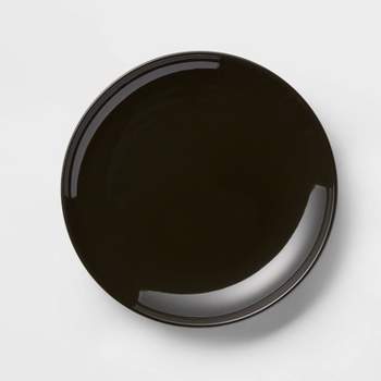 10" Stoneware Avesta Dinner Plate Black - Threshold™