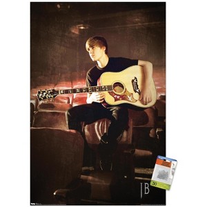 Trends International Justin Bieber - Guitar Unframed Wall Poster Prints - 1 of 4
