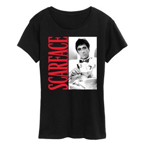 Women's - Scarface - Tony In Tuxedo Short Sleeve Graphic T-Shirt - 1 of 4