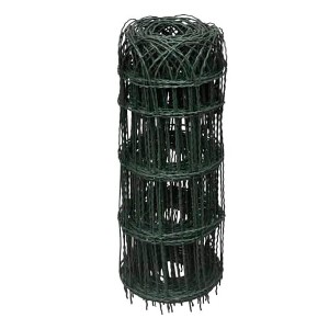 vidaXL Garden Border Fence Powder-coated Iron 32.8'x2.1' - 1 of 4