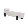 Meridian Furniture,Edison Chenille Fabric Bench - 3 of 4