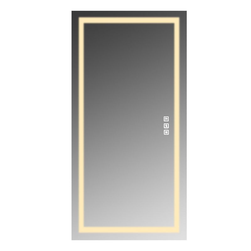 Organnice Frameless Full Length Mirror with Backlit and Front Light, 1 of 4