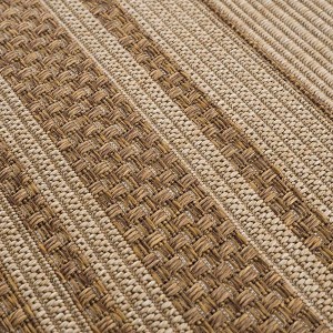 Hauteloom Isoko Bordered Faux Jute Rug - 1 of 4