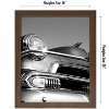 Americanflat 16x20 Poster Frame in Walnut with Polished Plexiglass - Horizontal and Vertical Formats - Wall Mounted - 2 of 4