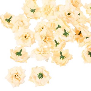 Unique Bargains Home Housewarming Decor DIY Craft Artificial Roses Head 100 Pcs - 1 of 4