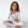 tiny knot co. Toddler Gender Neutral Buttery Soft Durable, Tagless Printed TENCEL Modal Pajama Set - 4 of 4