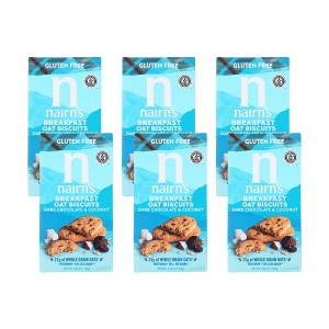 Nairns Gluten-Free Dark Chocolate & Coconut Breakfast Oat Biscuits - Case of 6/5.64 oz - 1 of 4