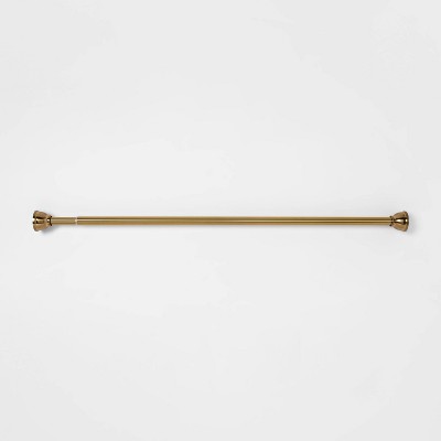 72 Half Moon Dual Mount Shower Rod Brass - Threshold™