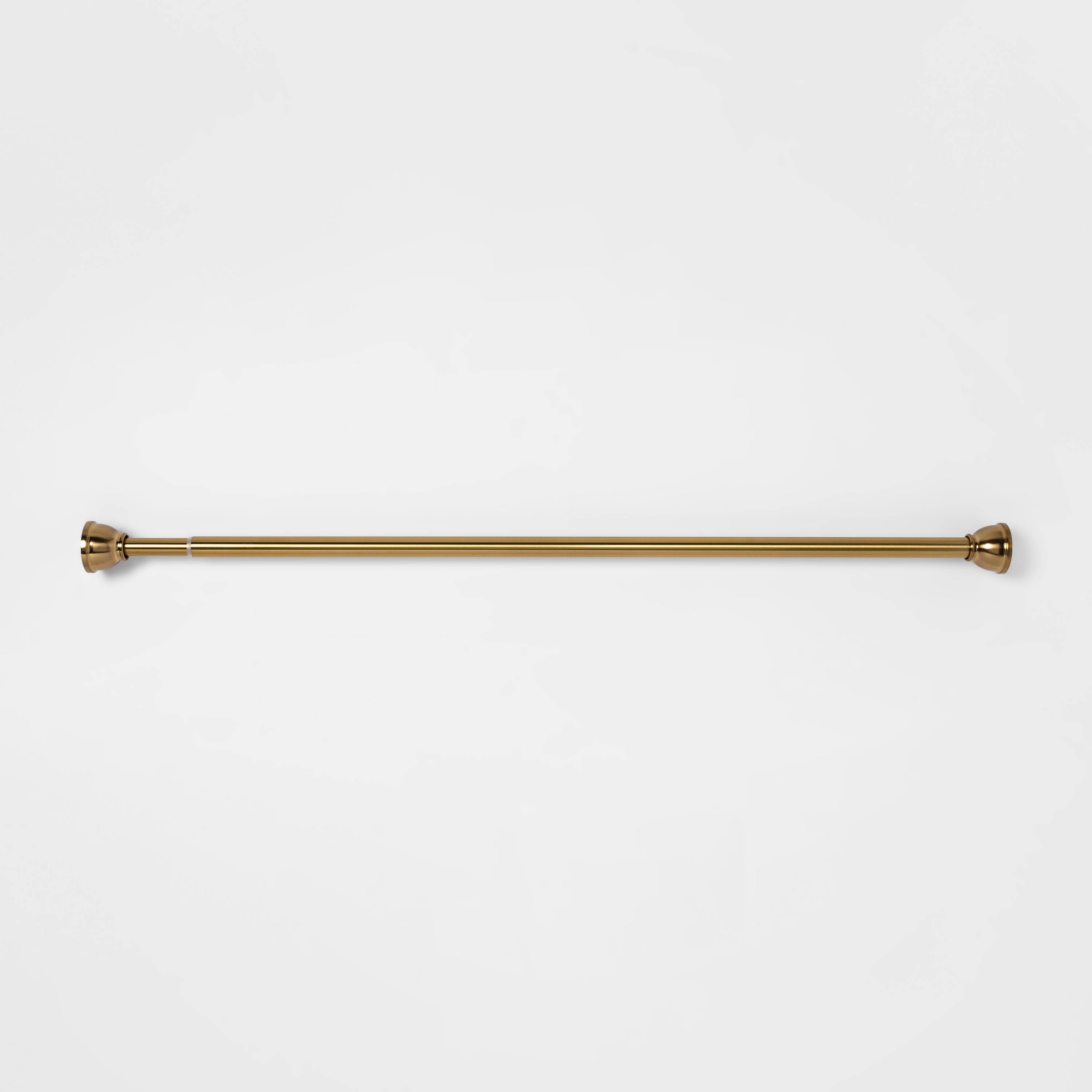 72" Half Moon Dual Mount Shower Rod Brass - Threshold™
