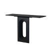 Narrow Console Table with Unique Loopback Design,47'' Modern MDF Sofa Table for Living Room – The Pop Home - 4 of 4