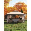 13 X 13 Pop Up Gazebo with Mosquito Netting,Outdoor Patio Gazebo,Outdoor Canopy Tent with Mosquito Netting,Backyard Tent - 3 of 4