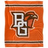 Bowling Green State University Primary Logo Stripes Silky 50x60 Blanket, 1 Sided - 2 of 4