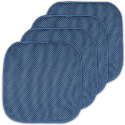 Honeycomb Memory Foam No Slip Back 16" x 16" Chair Pad Cushion by Sweet Home Collection®