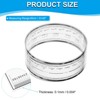 Unique Bargains PET Plastic Folding Film Flexible Ruler with R Angle and Width Lines - 2 of 4