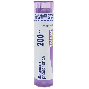 Magnesia Phosphorica 200CK by Boiron Homeopathic Single Medicine For Pain  -  80 Pellet - 1 of 2