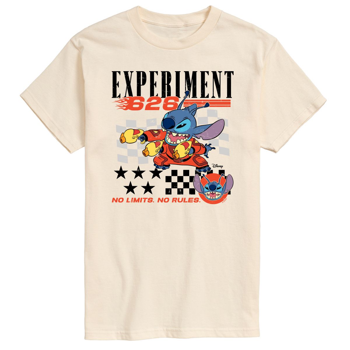 Men's - Lilo & Stitch - Stitch Racing Jersey Short Sleeve Graphic T-Shirt - thumbnail 9