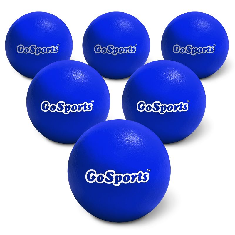 GoSports Soft Skin Foam Playground Dodgeballs - 6 Pack for Kids (6 Inch), 1 of 7
