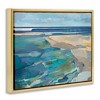 Stupell Industries Abstract Beach Tide Landscape Floating Frame Canvas Art - 2 of 4