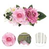 Unique Bargains Women's Styling Simulated Flowers Hair Clips Comb 1 Pc - 3 of 4