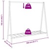 Clothes Rack with Shelves 41.7"x13.4"x40.2" - 3 of 4
