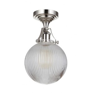 Craftmade Lighting State House 1 - Light Semi-Flush Mount in  Polished Nickel - 1 of 1