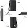 Wikineon Wallet for Women Clutch RFID Blocking Wristlet Leather Purse Large Capacity Credit Card Holder with Grip Hand Strap - 4 of 4