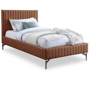 Meridian Furniture,Gallo Vegan Leather Bed - 1 of 4