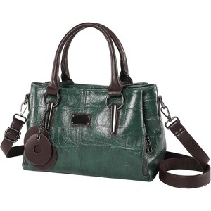 Handbags and Purses for women Tote Bag for Women Satchel Travel Purse with Compartments - 1 of 4