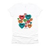 Simply Sage Market S.W.Smiley Distressed Smiley Hearts Short Sleeve Tee - 2 of 4
