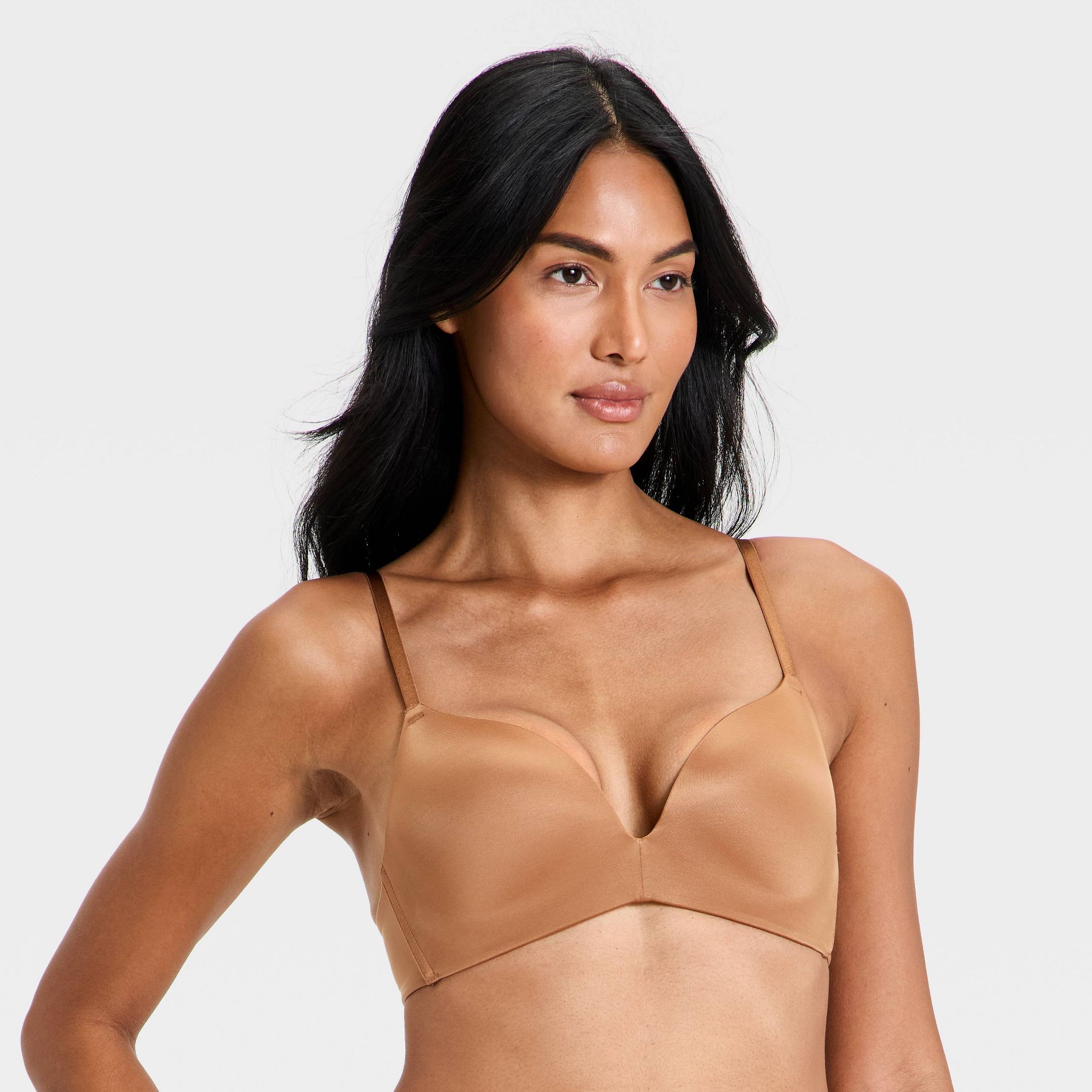 Women's Push Up Wire Free Demi Bra - Auden™