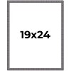 PosterPalooza | Textured Grey Picture Frame - UV Acrylic, Foam Board Backing, Hanging Hardware - 2 of 4
