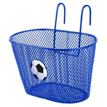 Children's Wire Basket Blue Soccer Ball