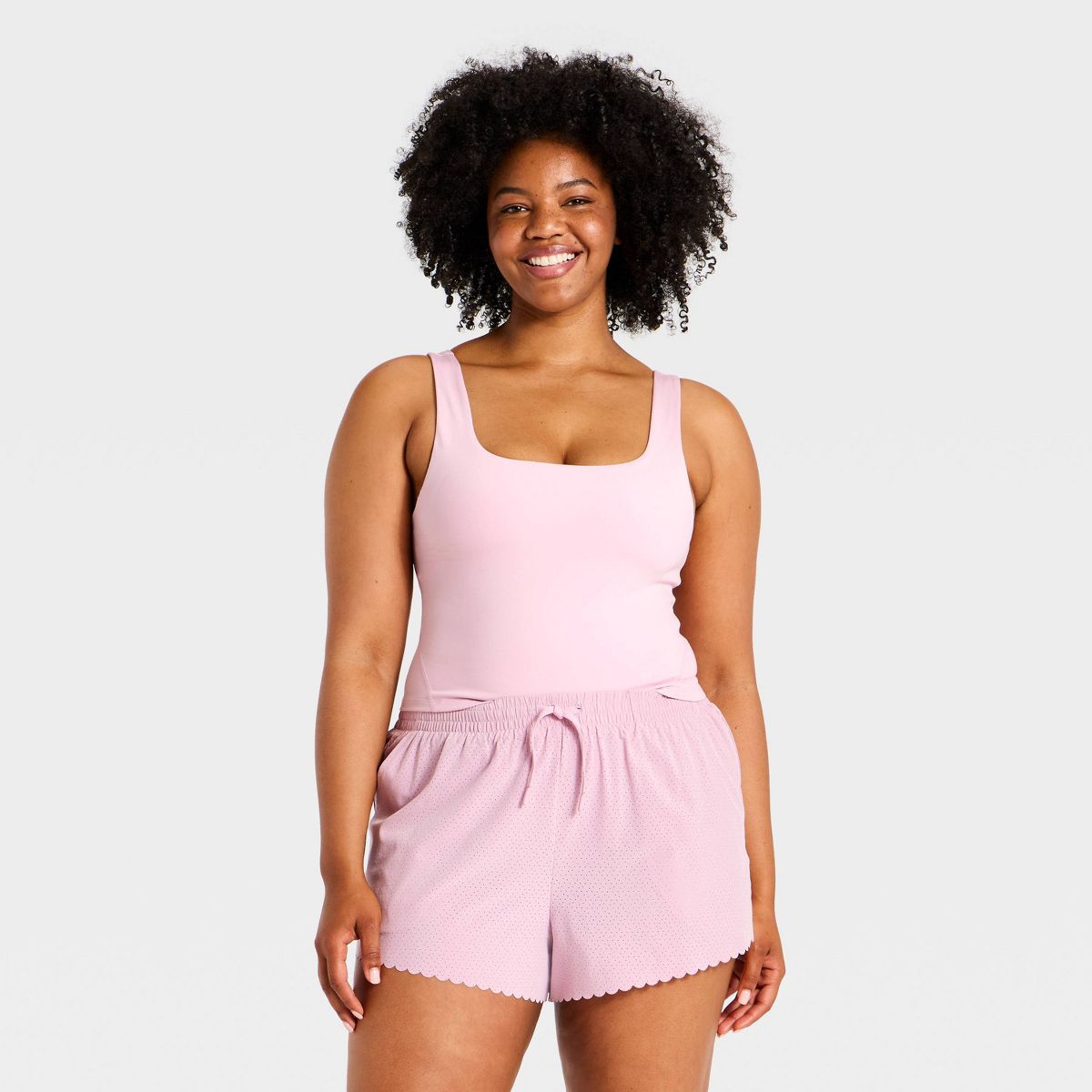 Women's Super Flex Square Neck Ultra Cropped Tank Top - All In Motion™ - thumbnail 9