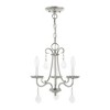 Livex Lighting Daphne 3 - Light Chandelier in  Polished Chrome - 4 of 4