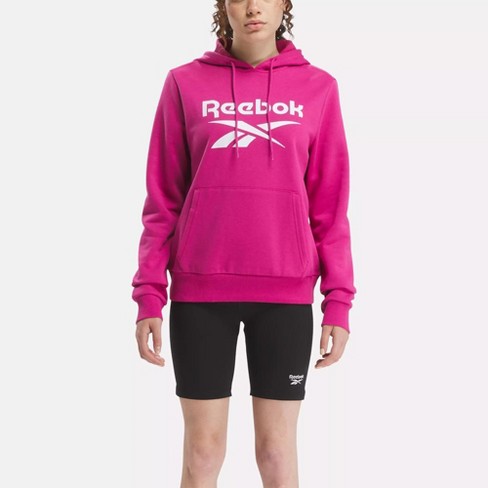 Reebok Reebok Identity Small Logo Fleece Full-zip Sweatshirt M Black :  Target