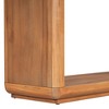 NicBex 59" Minimalist Console Table with Curved Corners, Wood Veneer Side Table with U-Base Design, Couch Table for Living Room, Entryway - 4 of 4