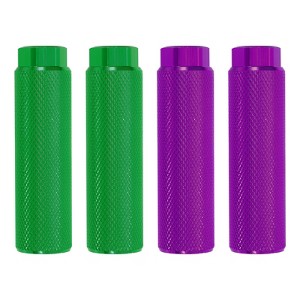 Unique Bargains Aluminum Alloy Anti-Skid Fit 3/8 Inch Axles Rear Mountain Stunt Bike Pegs 4 Pcs - 1 of 3