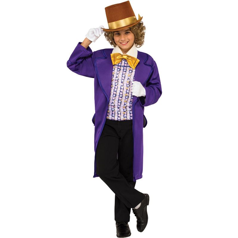 Willy Wonka & the Chocolate Factory Willy Wonka Child Costume, 1 of 2