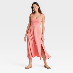 Women's Knit Ballet Midi Shift Dress - A New Day™ - 1 of 3