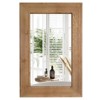 WallBeyond Natural Wash Wood Mirror - 2 of 4
