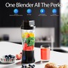 Itopfox Portable Blender, Cordless, 24oz Vessel for Shakes & Smoothies, BPA Free, Leakproof Lid & Sip Spout, USB-C Rechargeable & Self Cleaning - 2 of 4