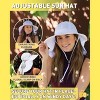Tirrinia Stylish Garden Hats with Large Brim, Adjustable Safari Neck Cover, and Floral Ribbon - 2 of 4