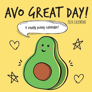 2026 Square Wall Calendar, Avo Great Day, 16-Month Food Theme, 180 Reminder Stickers (12x12 In) - 1 of 4