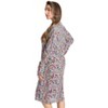 Just Love Womens Nightgown - Long Sleeve Henley Oversized Sleepwear Gown - 2 of 3