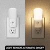 DORESshop LED Dimmable Night Light Plug-In, 3000K Soft White, Dusk to Dawn Sensor, 2-Pack for Kids Room, Nursery, Hallway - 4 of 4