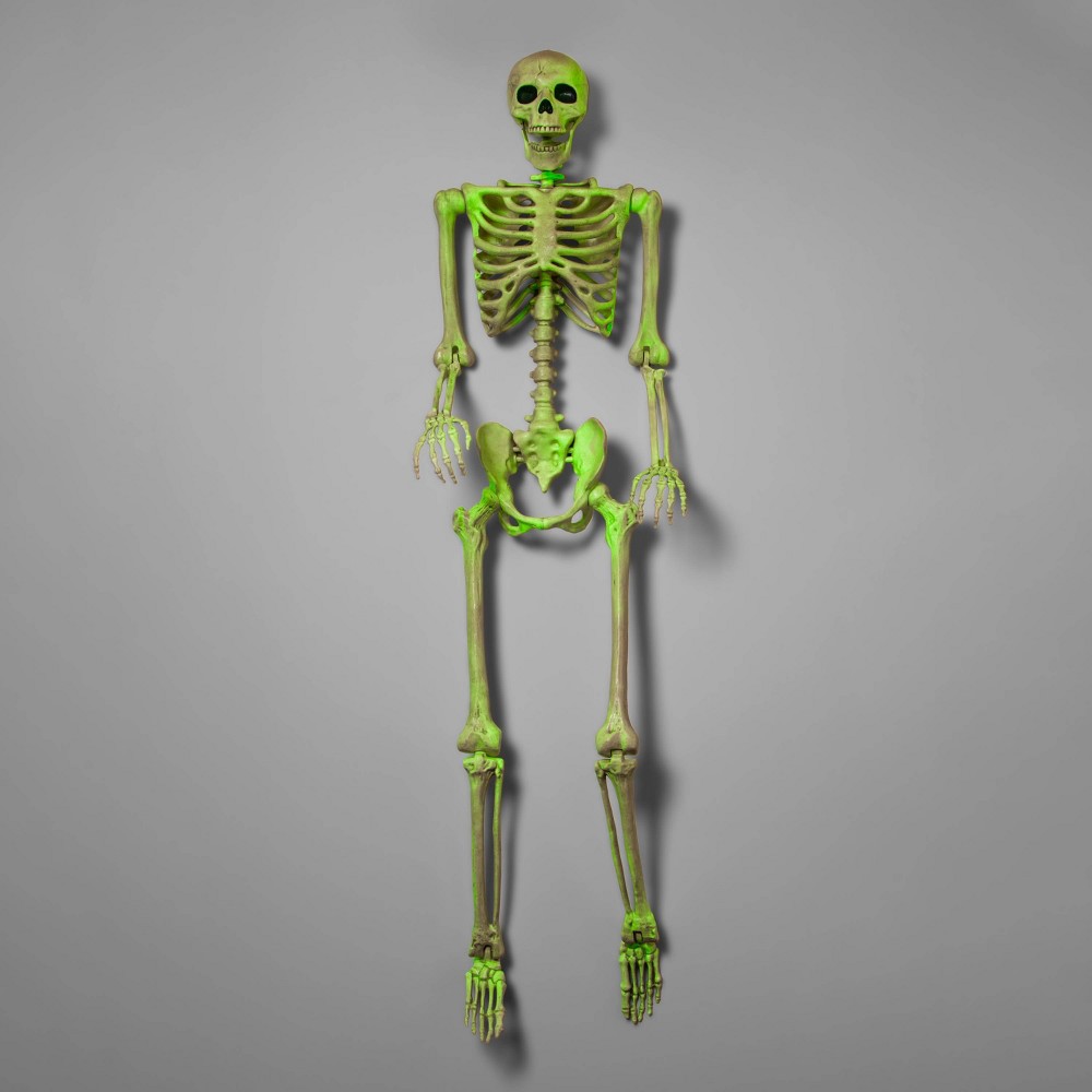 Halloween 60" Glow in the Dark Posable Skeleton Halloween Decorative Mannequin - Hyde & EEK! Boutique