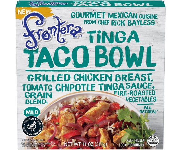 Frontera Chicken Tinga Frozen Taco Bowl - 11oz