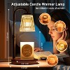 Walnut Candle Warmer Lamp with Timer - 2 of 4