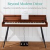 Best Choice Product Modern 88 Key Fully Weighted Desk Style Digital Piano w/ Metal Legs, 3 Sustain Pedal - 2 of 4