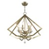 Livex Lighting Diamond 6 - Light Chandelier in  Antique Brass - 4 of 4